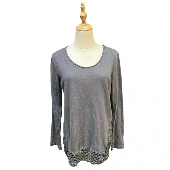 Mur Mur Grey Top Short Size L - Picture 1 of 5